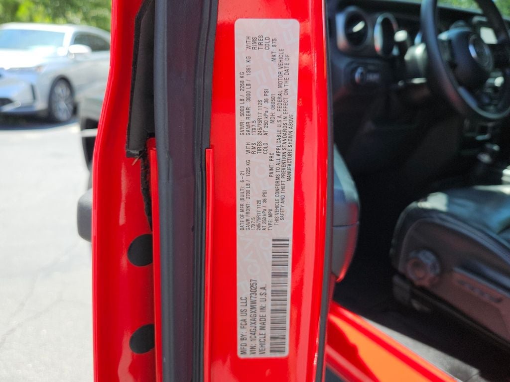 2021 Jeep Wrangler Sport 4x4