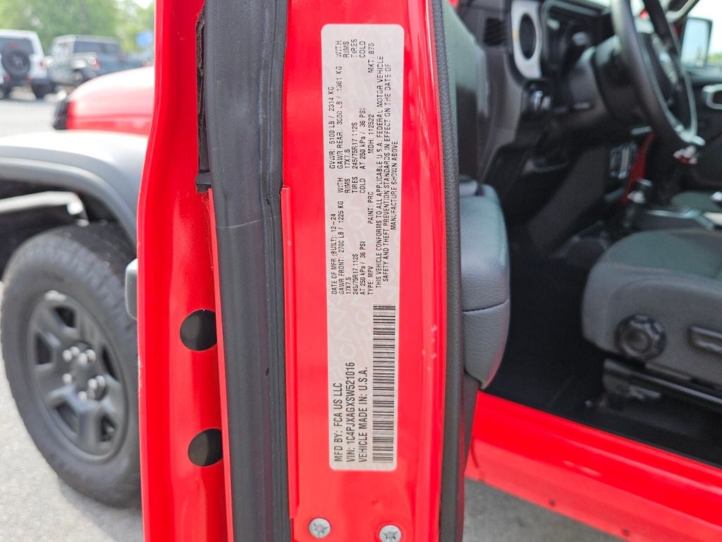 2025 Jeep Wrangler 2-Door Sport 4x4