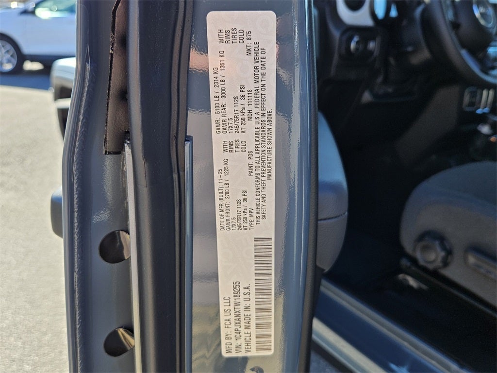 2026 Jeep Wrangler WRANGLER 2-DOOR SPORT