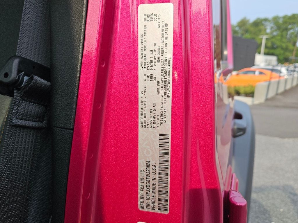 2026 Jeep Wrangler WRANGLER 4-DOOR SPORT S