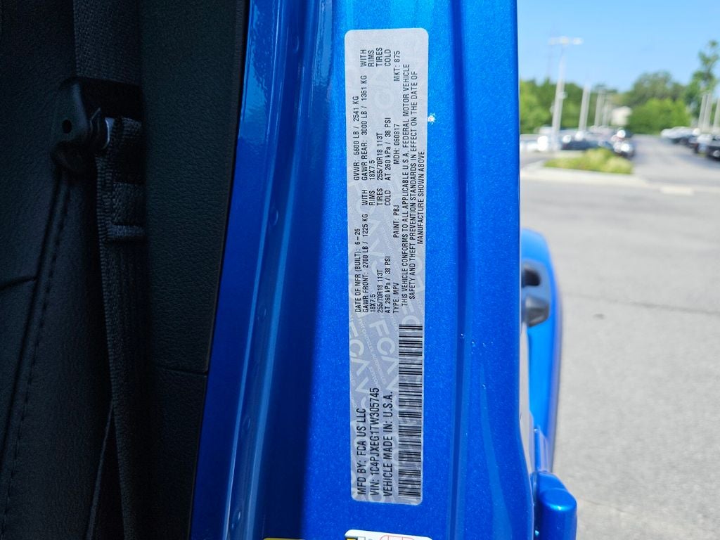 2026 Jeep Wrangler WRANGLER 4-DOOR SAHARA