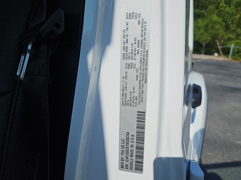 2026 Jeep Wrangler WRANGLER 4-DOOR SAHARA