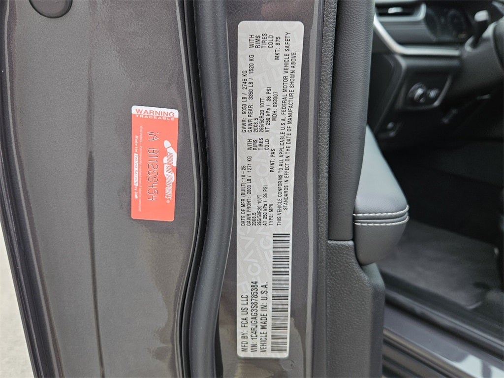 2025 Jeep Grand Cherokee GRAND CHEROKEE ALTITUDE X 4X2