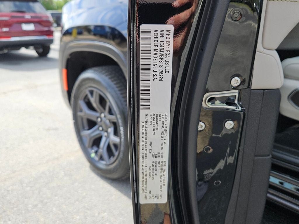 2026 Jeep Grand Wagoneer GRAND WAGONEER LIMITED ALTITUDE 4X4