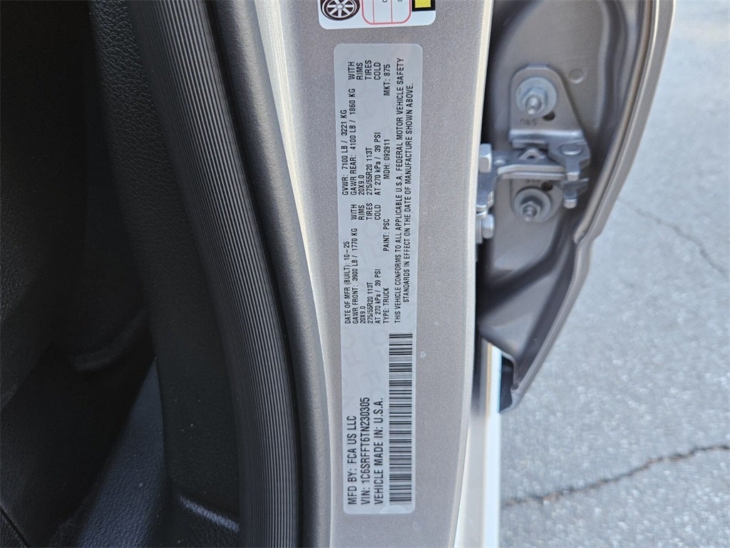 2026 RAM Ram 1500 RAM 1500 BIG HORN CREW CAB 4X4 5'7' BOX