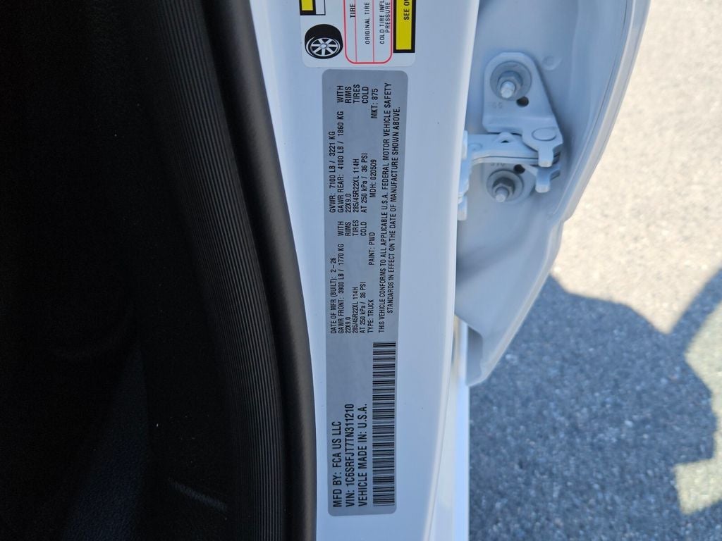 2026 RAM Ram 1500 RAM 1500 LARAMIE CREW CAB 4X4 5'7' BOX