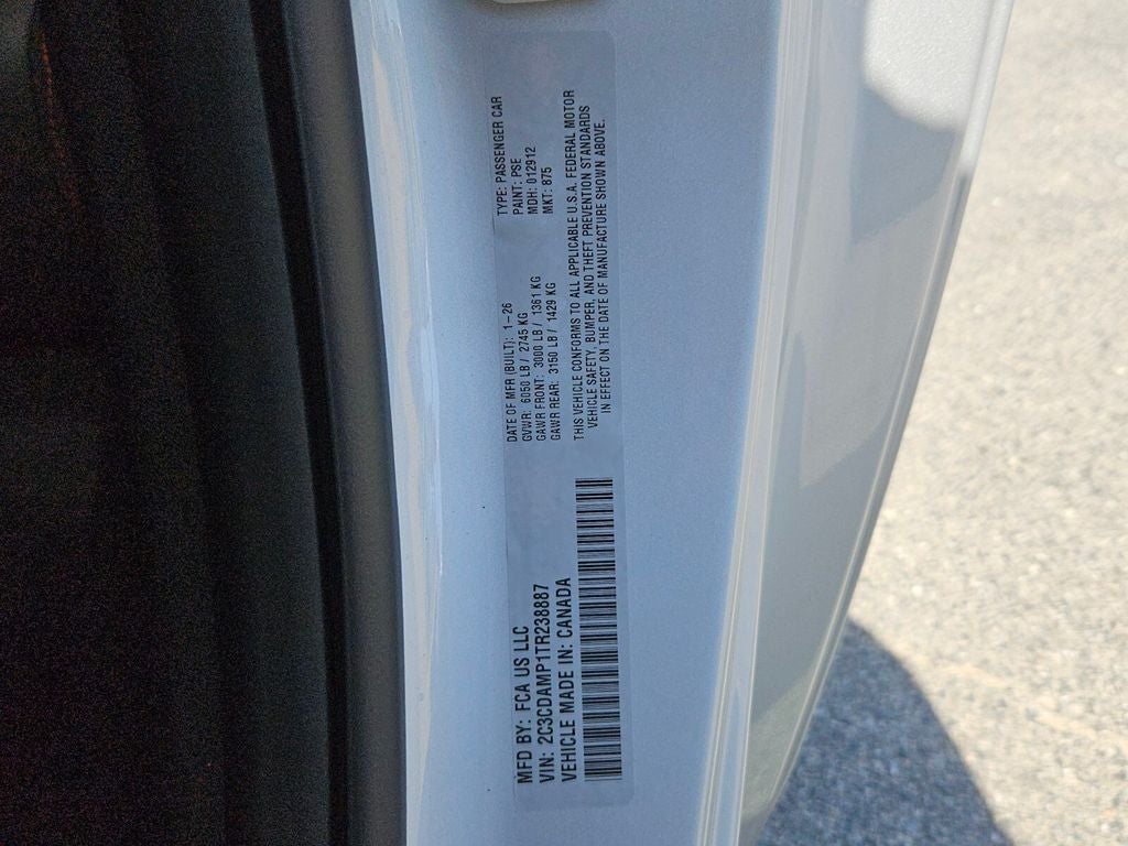 2026 Dodge Charger CHARGER SCAT PACK 2-DOOR AWD