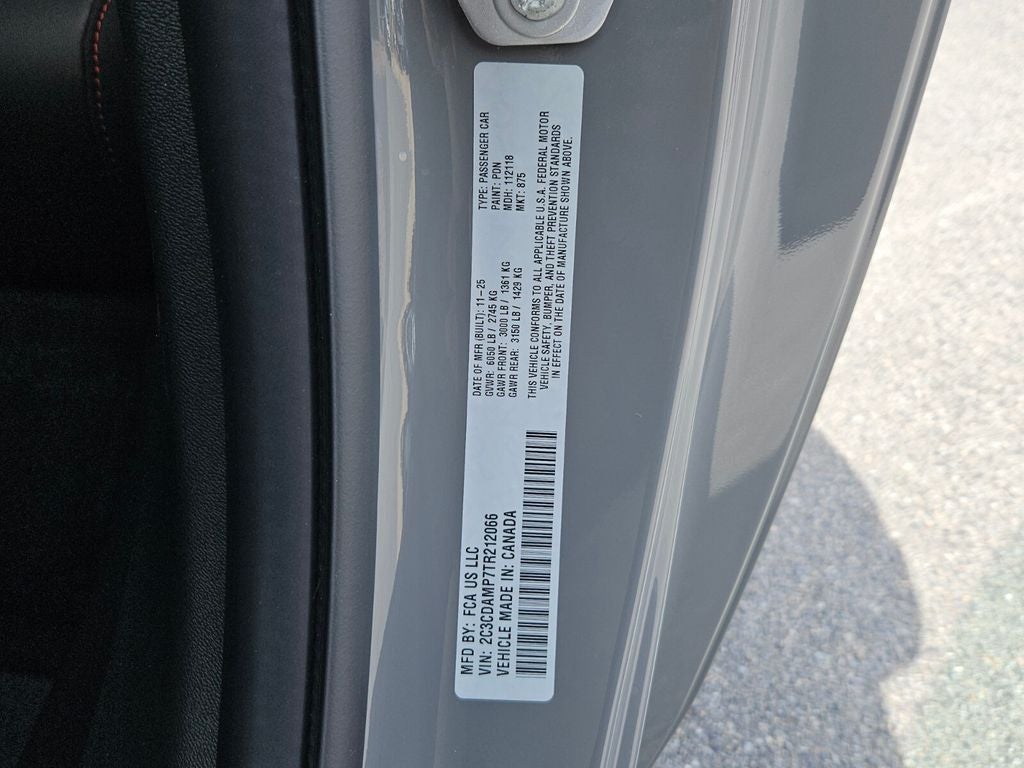 2026 Dodge Charger CHARGER SCAT PACK 2-DOOR AWD