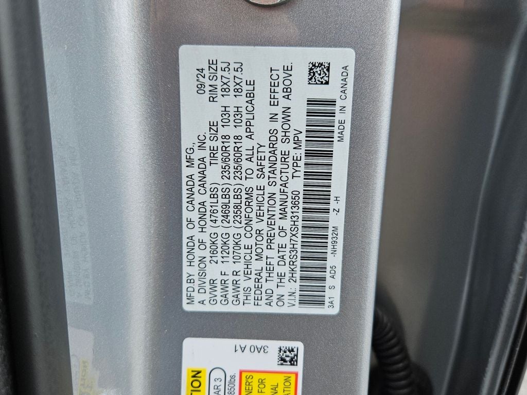 2025 Honda CR-V EX-L 2WD