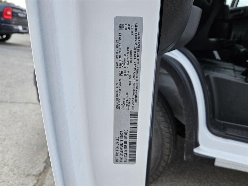 2026 RAM Ram ProMaster RAM PROMASTER 1500 TRADESMAN CARGO VAN HIGH ROOF 136' WB