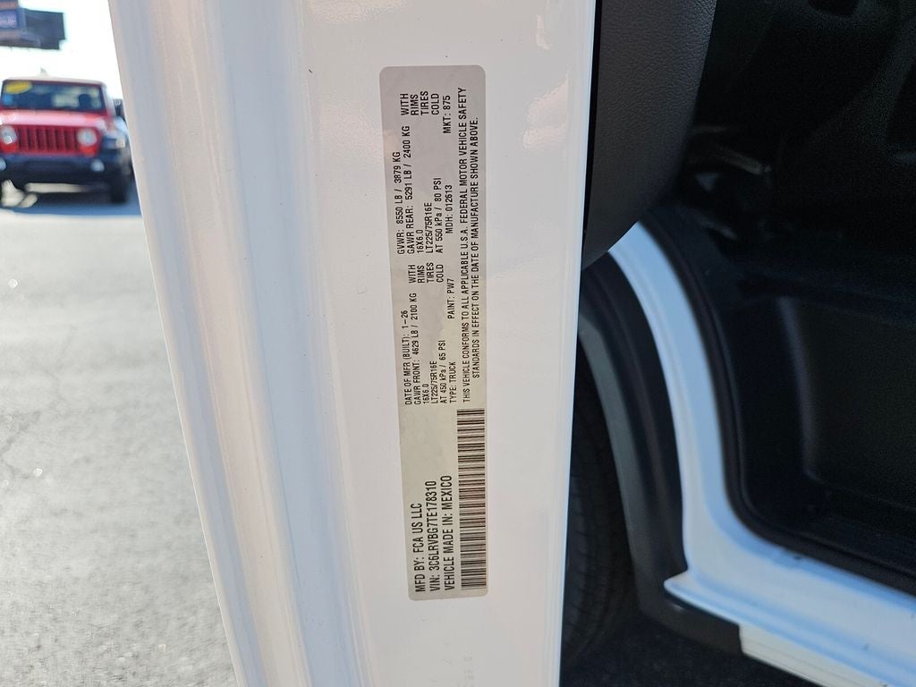 2026 RAM Ram ProMaster RAM PROMASTER 1500 TRADESMAN CARGO VAN HIGH ROOF 136' WB