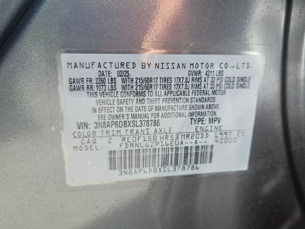 2025 Nissan Kicks SR Intelligent AWD