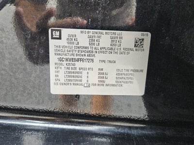 2015 Chevrolet Silverado 2500HD LTZ