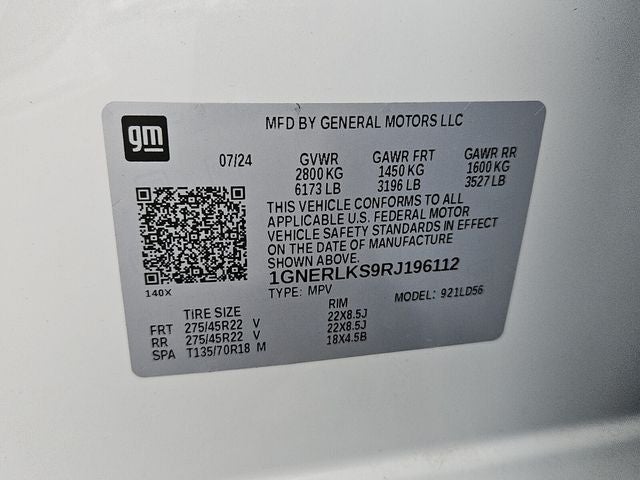 2024 Chevrolet Traverse FWD RS