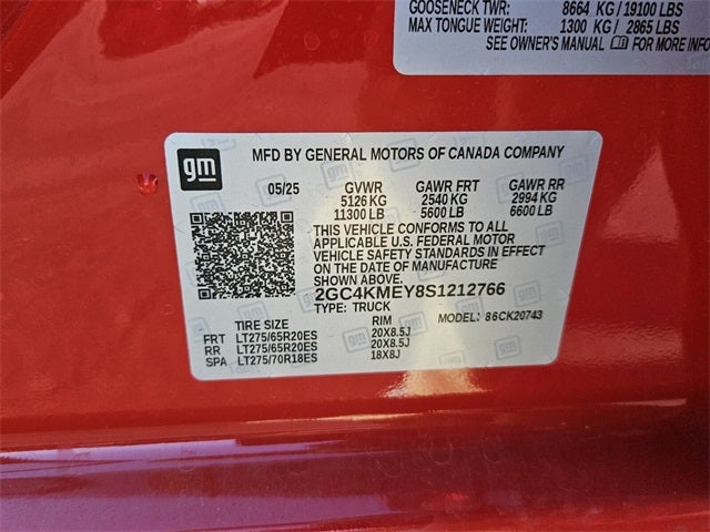 2025 Chevrolet Silverado 2500HD 4WD Crew Cab Standard Bed Custom