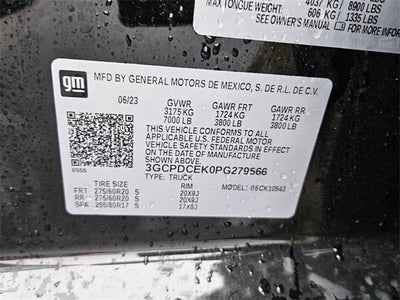 2023 Chevrolet Silverado 1500 4WD Crew Cab Short Bed Custom Trail Boss