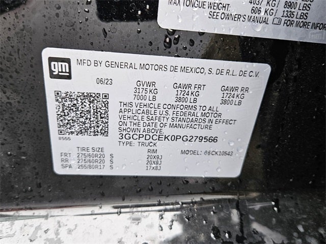 2023 Chevrolet Silverado 1500 4WD Crew Cab Short Bed Custom Trail Boss