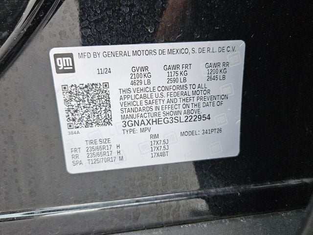 2025 Chevrolet Equinox FWD LT