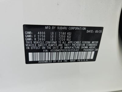 2025 Subaru Legacy Touring XT