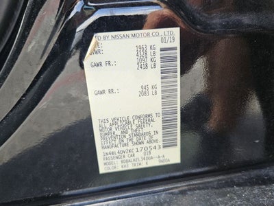 2019 Nissan Altima 2.5 SV