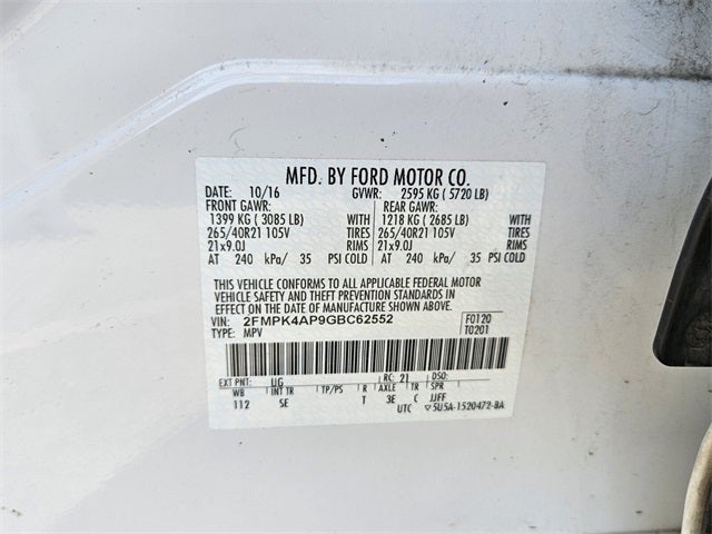 2016 Ford Edge Sport