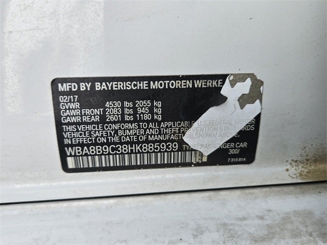 2017 BMW 3 Series 330i