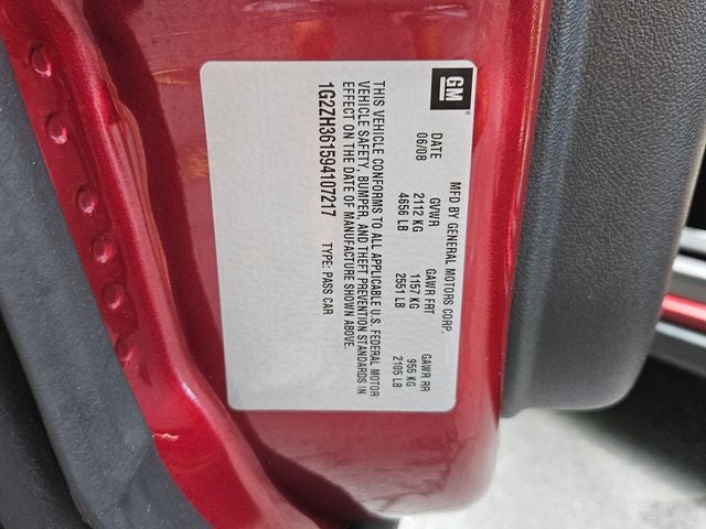 2009 Pontiac G6 GT