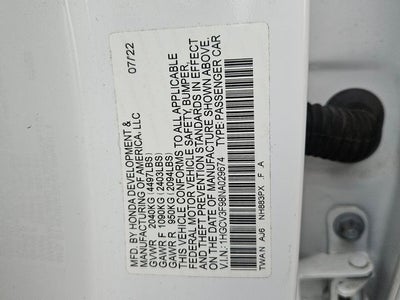 2022 Honda Accord Hybrid Touring
