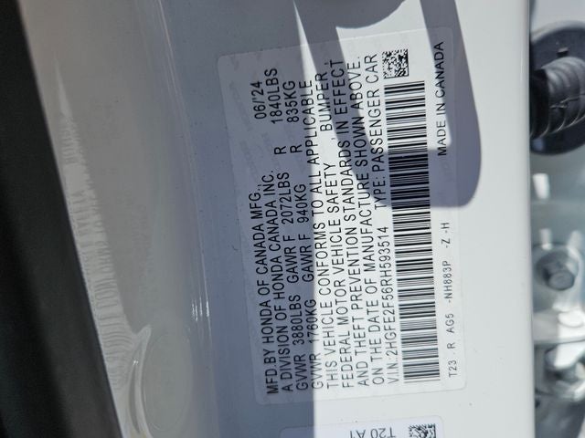 2024 Honda Civic Sport