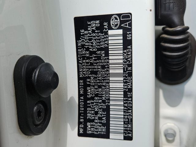 2016 Toyota Corolla L