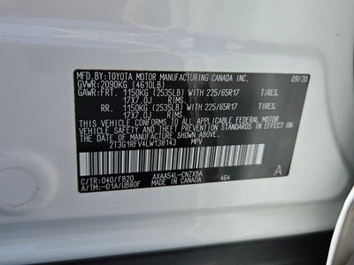 2020 Toyota RAV4 LE