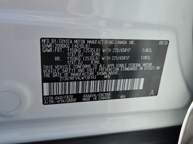 2020 Toyota RAV4 LE