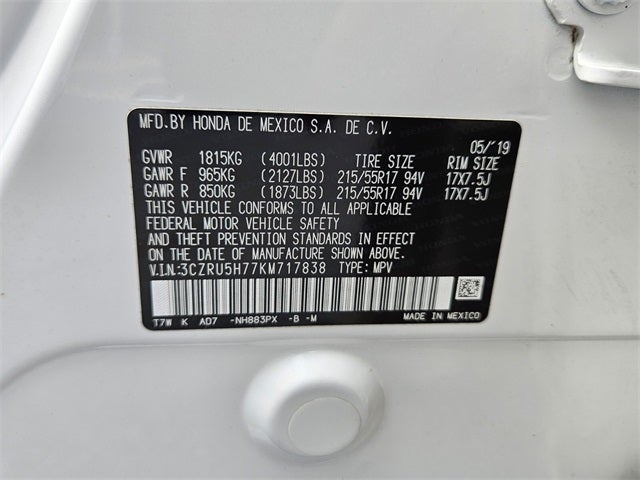 2019 Honda HR-V EX-L