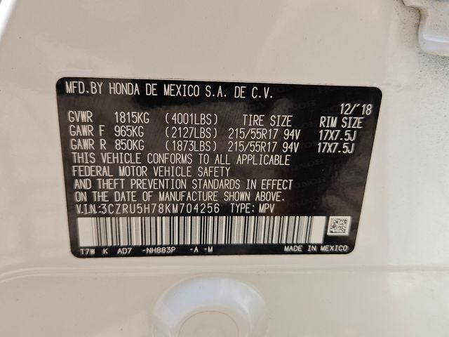 2019 Honda HR-V EX-L