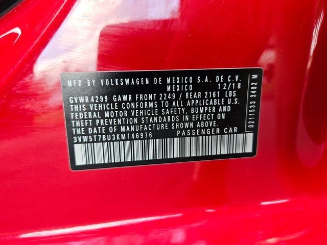 2019 Volkswagen Jetta GLI 2.0T 35th Anniversary Edition