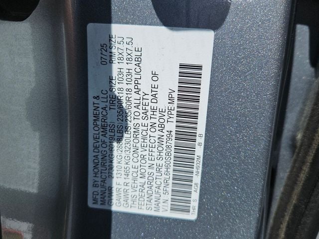 2025 Honda Odyssey EX-L