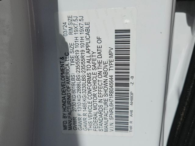 2024 Honda Odyssey Sport