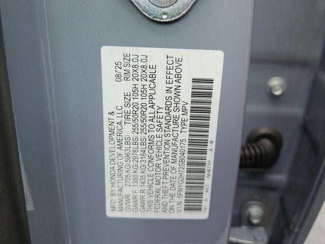 2025 Honda Pilot Touring