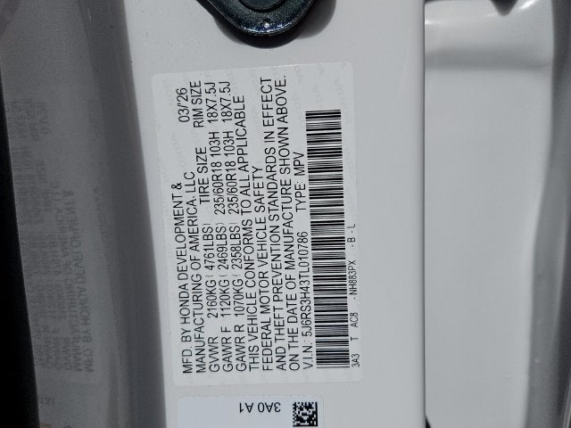 2026 Honda CR-V EX