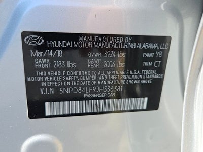 2018 Hyundai Elantra Value Edition