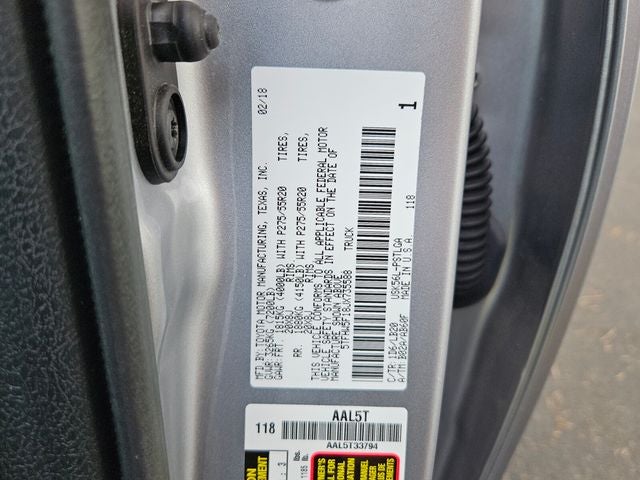 2018 Toyota Tundra Limited