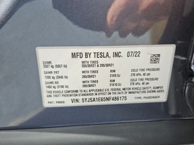 2022 Tesla Model S Plaid
