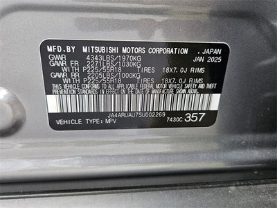 2025 Mitsubishi Outlander Sport 2.0 ES