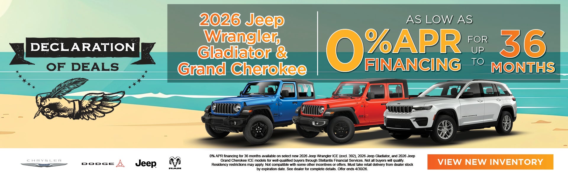 0% APR Financing for Up to 36 Months