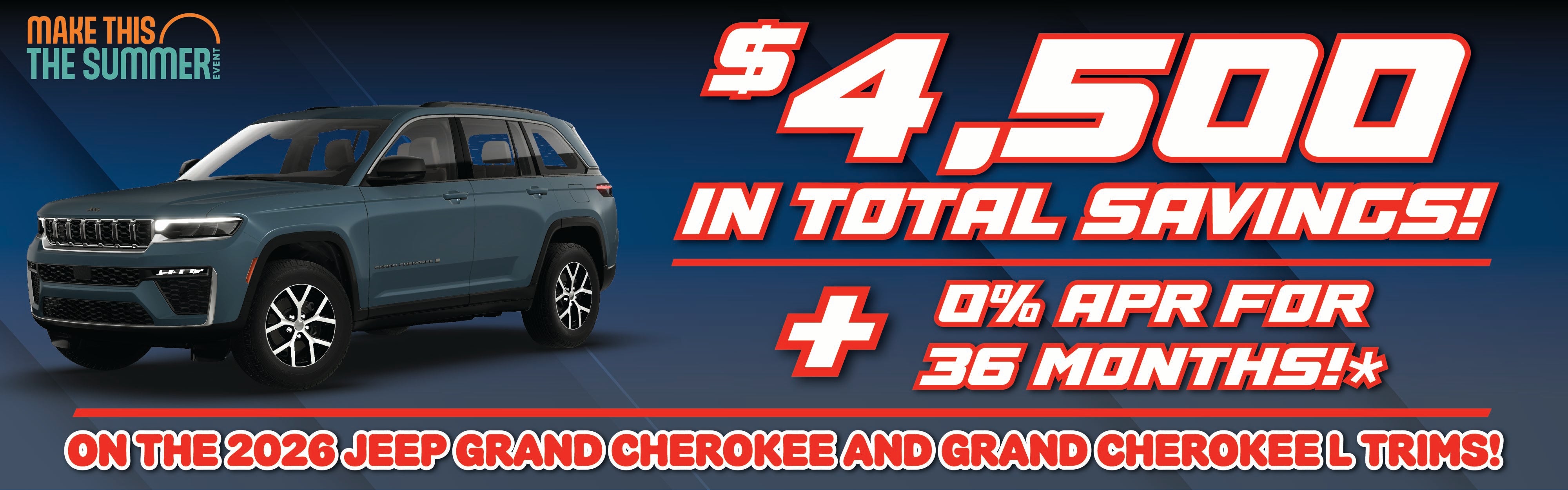 Grand Cherokee Bonus Cash