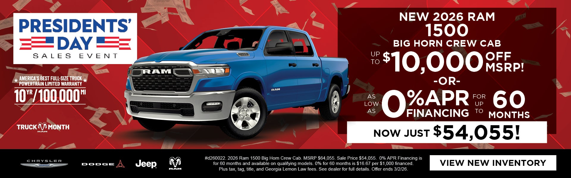 2026 Ram 1500 Big Horn Crew Cab