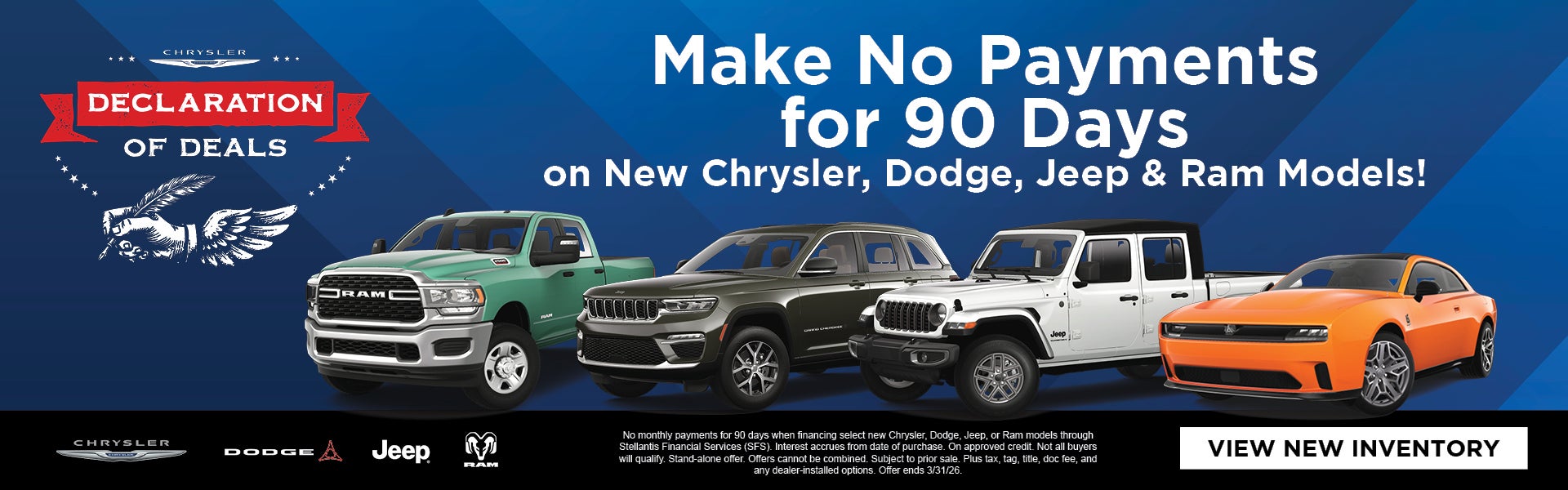 Make No Payments for 90 Days